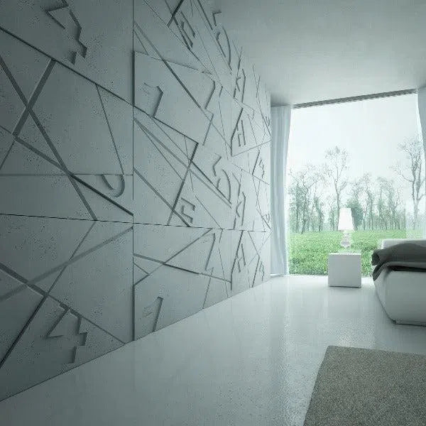 Concrete 3D Wall Panel GRAPHICS-3D Concrete Panels-DecorMania.eu